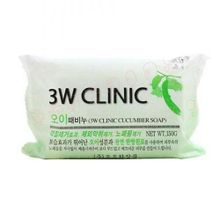 Мыло для лица и тела очищающее c экстрактом огурца 3W Clinic Dirt Soap Cucumber 150г