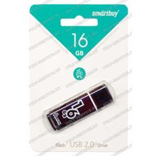 Флешка 16 Gb SmartBuy Glossy Black