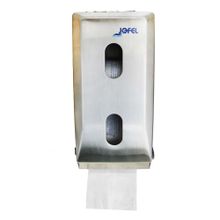 Диспенсер для туалетной бумаги на 2 рулона "JOFEL" АF 12000 (нержавеющая сталь)