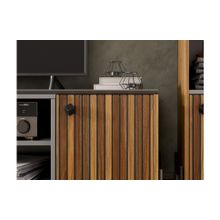 Алмаз. Любимый дом Элиот Стенка для гостиной №3 (Оникс Серый Орех фактурный)