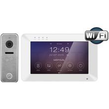 Tantos Комплект видеодомофона Tantos Rocky Wi-Fi VZ XL (Роки) + Ipanel 2 Металл адаптирован для квартиры