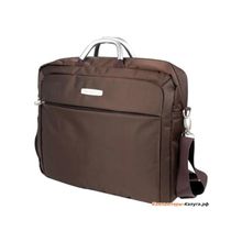 Сумка для ноутбука Jet.A LB15-05 до 15,6 (Кофейный, качественный нейлон полиэстер, стиль. дизайн, аллюминевые ручки, съем. ремень, SIZE 415*80*315мм)