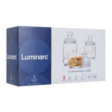 Набор банок LUMINARC CLUB CASSANDRA RED 3 шт. N5740