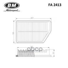 Фильтр Воздушный BM-Motorsport арт. FA2413