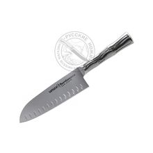 Нож кухонный SBA-0094 "SAMURA BAMBOO", Сантоку, 157 мм