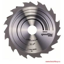 Bosch Пильный диск 190х30 мм 12 SPEEDLINE (2608640800 , 2.608.640.800)