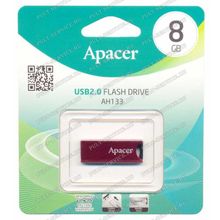Флешка 8 Gb Apacer AH133 Red