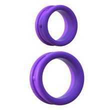 Pipedream Набор из двух фиолетовых эрекцонных колец Max Width Silicone Rings (фиолетовый)