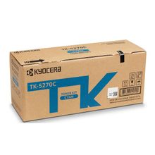 Тонер-картридж TK-5270C Kyocera P6230cdn M6230cidn M6630c, 6К  голубой 1T02TVCNL0