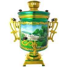 Электрический самовар 45 литров "Буфетный" с художественной росписью "Ясная поляна" арт. 124508