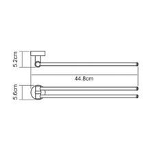 WasserKRAFT Держатель полотенец рога Isen K-4031