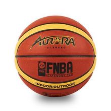 Мяч баскетбольный AURORA FNBA, 12 панелей, искуст.кожа, р.7