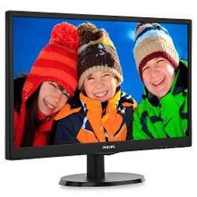 монитор Philips 243V5QHSBA, 1920x1080, DVI, HDMI, 8ms, MVA, черный 00