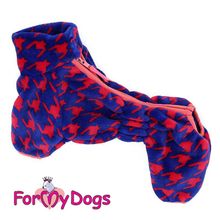 Легкий комбинезон для собак ForMyDogs мальчик синий FW283-2015 AM