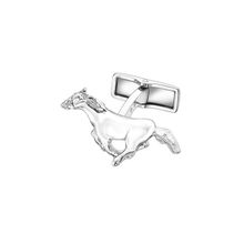 JCG8244H - Запонки DUNHILL "Racing Horse" серебро родий" - DUNHILL (Англия)
