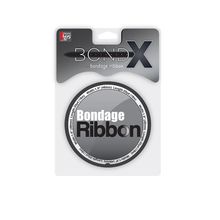 Чёрная лента для связывания BONDX BONDAGE RIBBON - 18 м. Черный