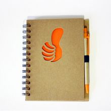 Блокнот для записей с ручкой Orange