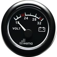 Wema Вольтметр 24 В Wema IPVR-BB-18-32 18 - 32 В 52 мм