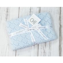 Плед Funnababy Punto 75х110 см вязаный 9216(Голубой)