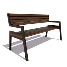 Скамейка уличная «ДУБНА» (1,5м)