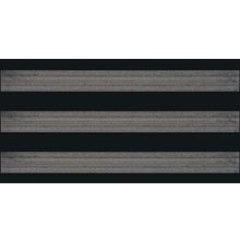 Paradyz Bellicita Bellicita Nero Inserto Stripes декор настенный 300 мм*600 10 мм