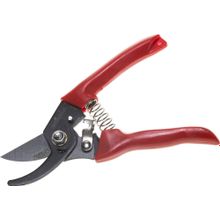 Секатор GRINDA пластмассовые ручки, усиленный, с проволочной пружиной, 180мм