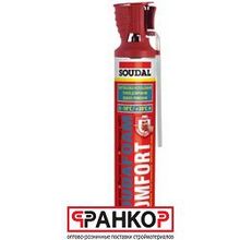 Пена монтажная бытовая  всесезонная  750 мл. "Soudal Комфорт" (12 шт кор.)  123914