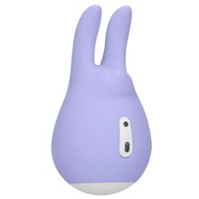 Фиолетовый клиторальный стимулятор Love Bunny - 9,4 см.