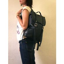 Плоский рюкзак Тереза средний бордовый