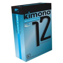 Kimono Текстурированные презервативы KIMONO - 12 шт.