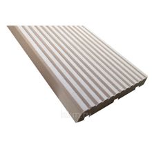 Планка - нащельник отделочная  фасадная 65х12х3000 мм белая