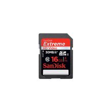 Карта памяти Sandisk SD 16Gb Class 10 Extreme HD