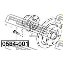 Шпилька Колесная Mazda 3 Bk 2003-2008 Febest арт. 0584001