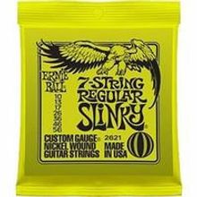 P02621 Regular Slinky Комплект cтрун для 7-струнной электрогитары, никель, 10-56, Ernie Ball