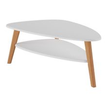 Слайн Стол журнальный Калифорния Ричмонд Белый Дуб светлый