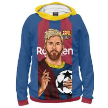 Худи Я-МАЙКА Messi God of Barcelona