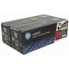 Картридж hp CE278AD AF Black Dual Pack для hp LaserJet P1566 P1606dn