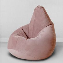 MyPuff кресло мешок Груша Пудра, размер Комфорт, мебельная ткань: bbb_480