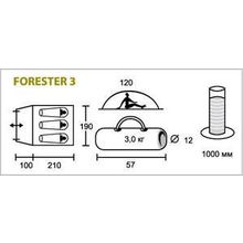 Trek Planet Палатка Trek Planet Forester 3 (70136)