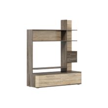 Алмаз. Любимый дом Бруна Тумба под ТВ с надстройкой (Сономе эйч темная Сономе эйч светлая)