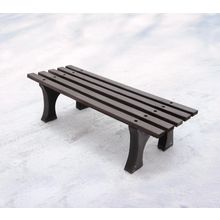 Эко-лавочка (без спинки) полимер-песчаный композит (2.0 м)