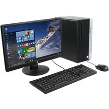 ПЭВМ HP ProDesk 400 G4 Microtower + V214a Monitor    1QP37ES#ACB    i3 7100   4   500   DVD-RW   Win10Pro   20.7"