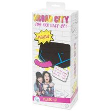 Broad City Ярко-розовый страпон на трусиках-брифах Broad City Pegasus Pegging Kit S M - 17,8 см.