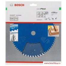 Bosch Пильный диск Expert for Wood 210x30x2.4 1.8x56T по дереву (2608644057 , 2.608.644.057)