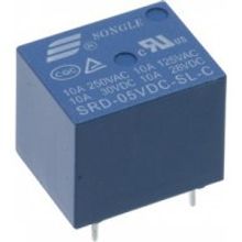 SRD-05VDC-SL-C, Реле 1 пер. 5VDC 10A, 125VAC