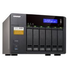 Сетевой накопитель qnap ts-653a-4g Сетевой raid-накопитель, 6 отсеков для hdd, hdmi-порт. Четырехъядерный intel celeron n3150 1,6 ГГц