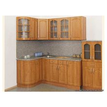 Модульная Кухня Классика 1230х1785 гнутые фасады + шкаф под свч