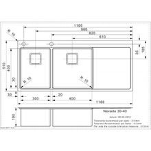 Мойка Reginox Nevada 30x40 LUX OKG Right (c box) L