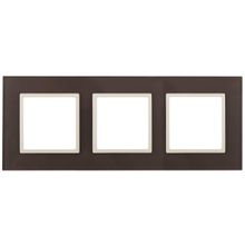ЭРА Рамка 3-постовая ЭРА Elegance 14-5103-31 Б0034521 ID - 244488