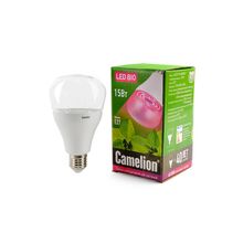 Лампа светодиодная Camelion BIO LED15-PL BIO E27 для растений (УФ) 15Вт